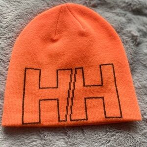 Helly Hansen Orange Knit Logo Beanie